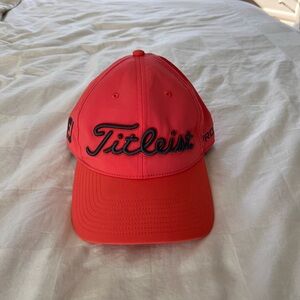 Titleist Bright Orange Pink Hat